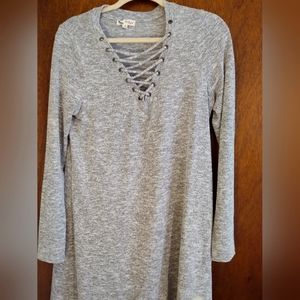 Lace up tunic
